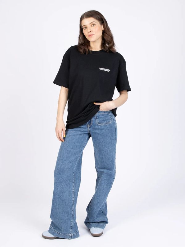 T-shirt Pippi Longstocking looking - Black