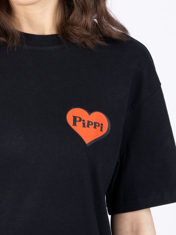 T-shirt Pippi Longstocking strong - Black