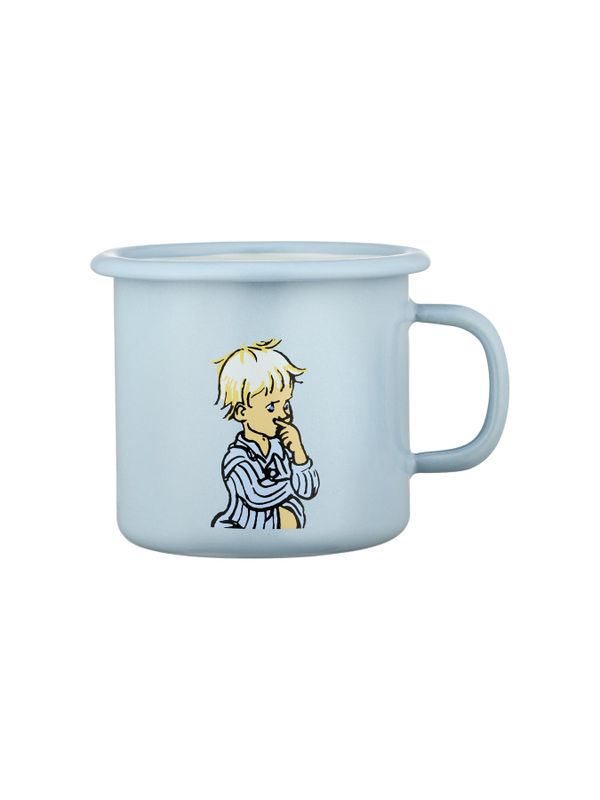 Enamel mug Emil in Lönneberga 2,5 dl  - Blue