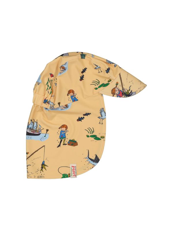 UV-keps Pippi Långstrump - Gul