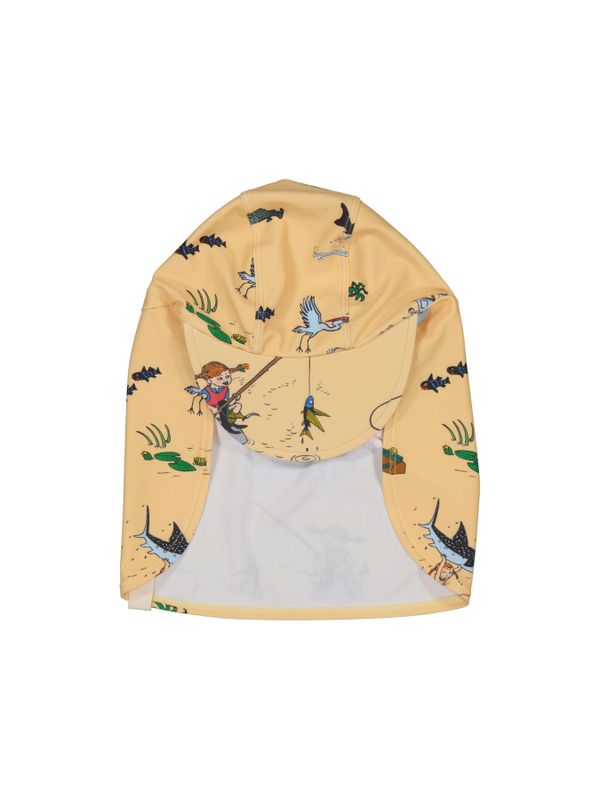 UV-keps Pippi Långstrump - Gul