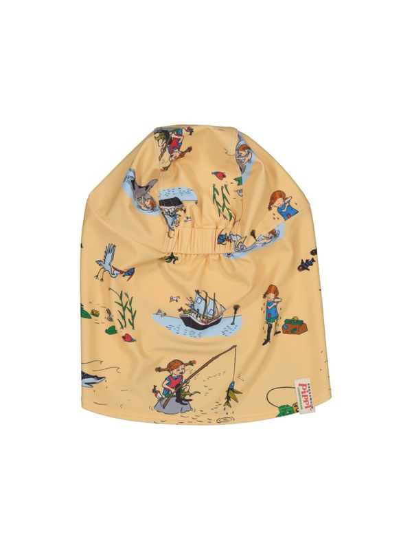 UV-keps Pippi Långstrump - Gul