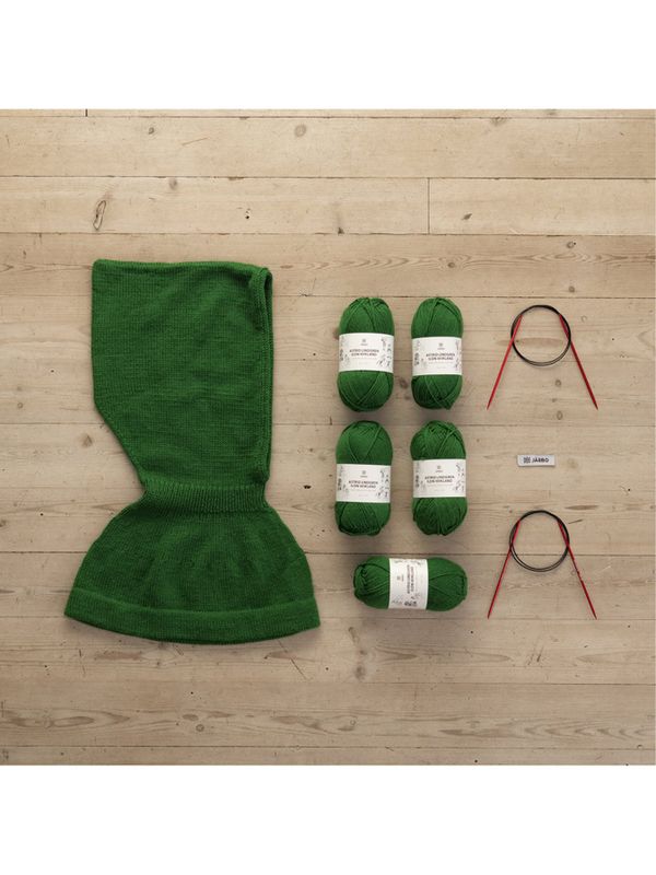 Knitting-kit Birk's hat Ronja the Robber's daughter - Green