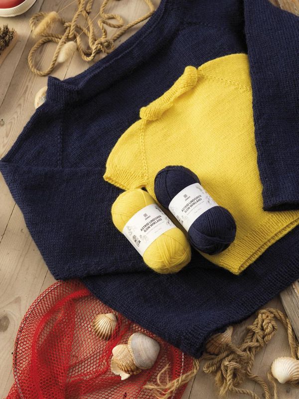 Knitting-kit Tjorvens sweater Seacrow Island
