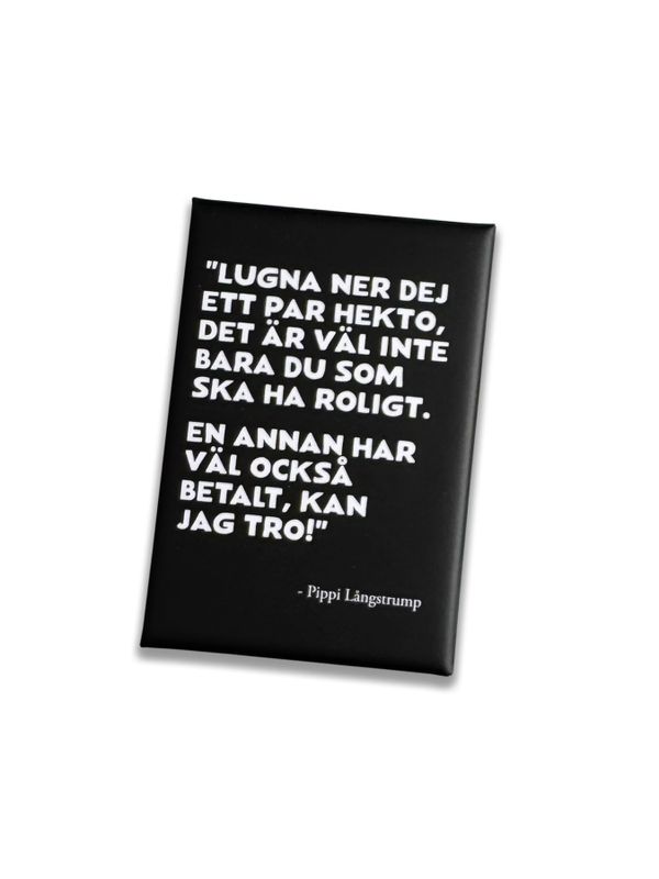 Magnet Pippi Langstrumpf "Ett par Hekto" – Schwarz