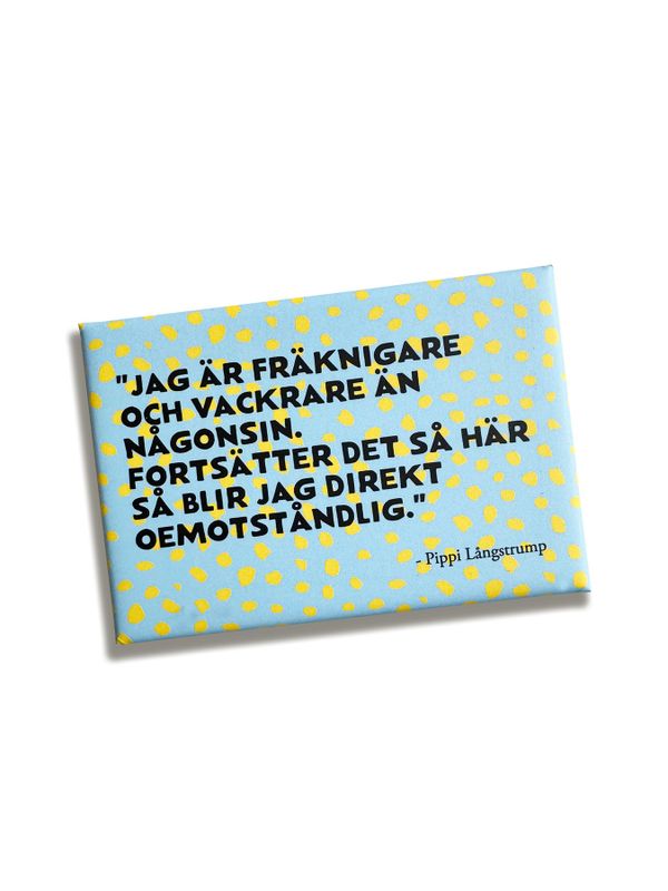 Magnet Pippi Langstrumpf "Fräknigare än någonsin" – Blau