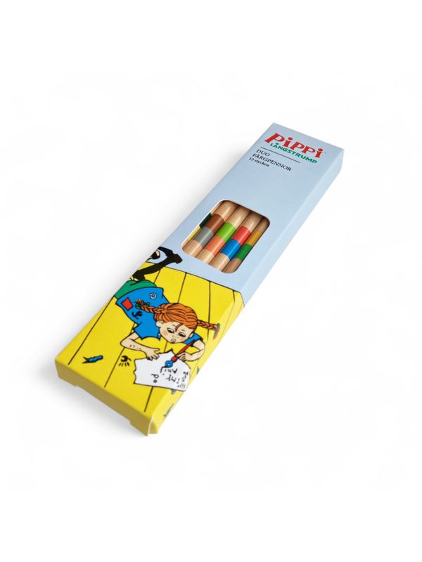 Duo colored pencils Pippi Longstocking - Pippi Writing