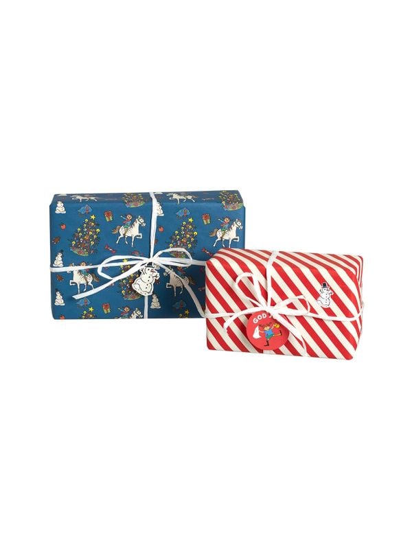 Christmas Wrapping Paper Pippi Longstocking 2 m - Blue