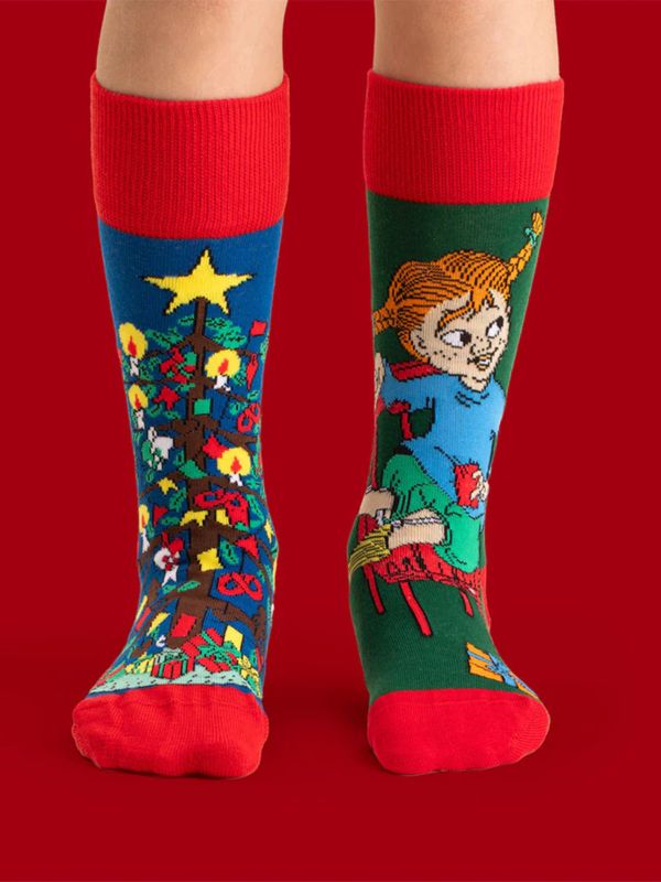 Socks Pippi Longstocking - Red
