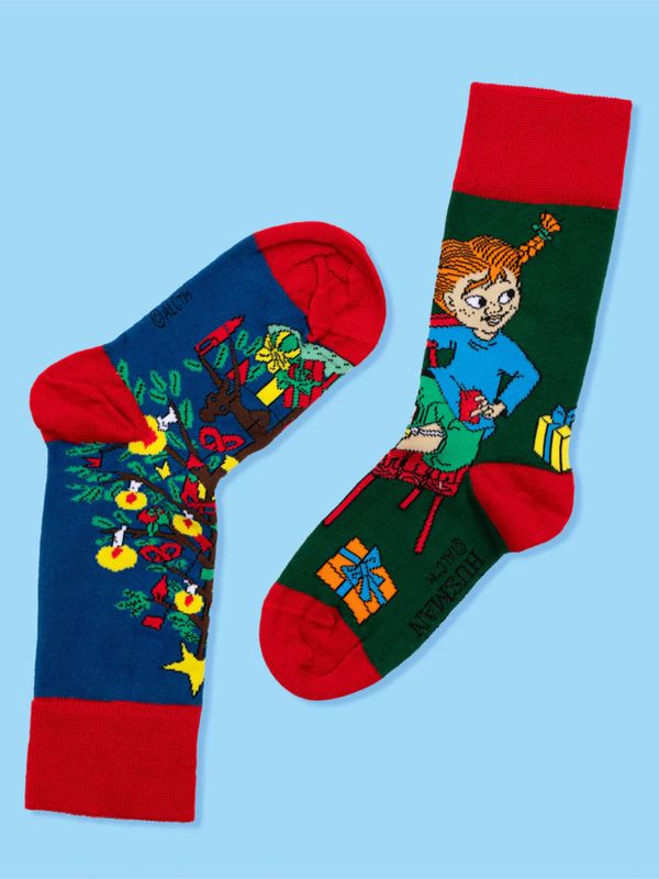 Socks Pippi Longstocking - Red