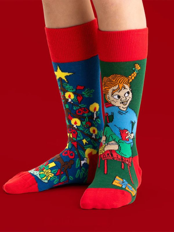 Socks Pippi Longstocking - Red