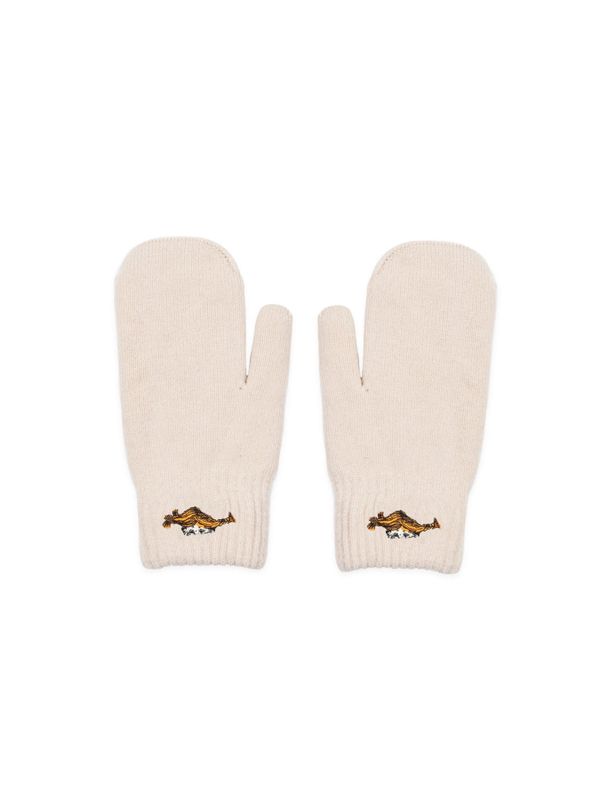 Set with Beanie and mitten Pippi Longstocking, adult - Beige