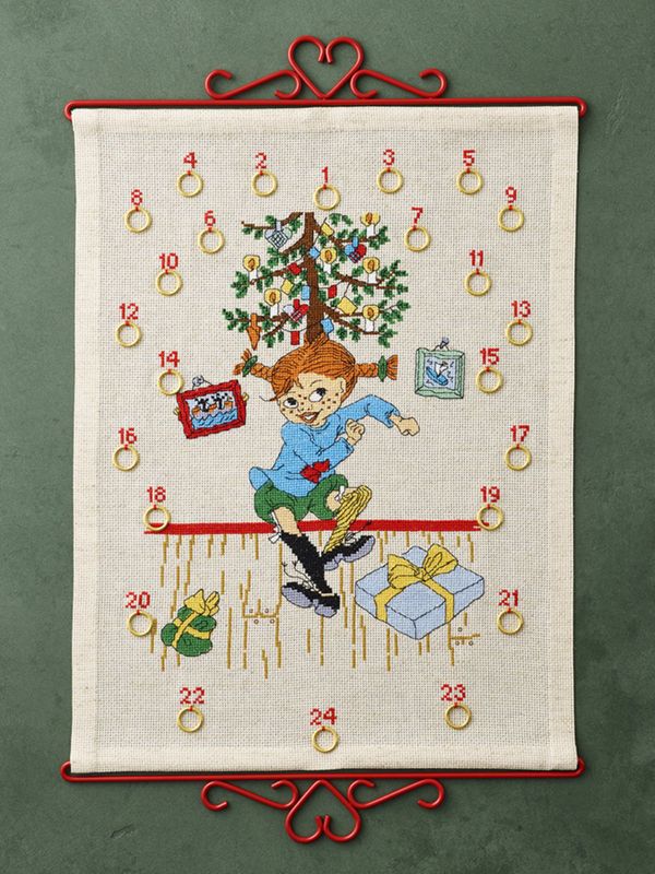 DIY Stick-Set Pippi Langstrumpf - Adventskalender