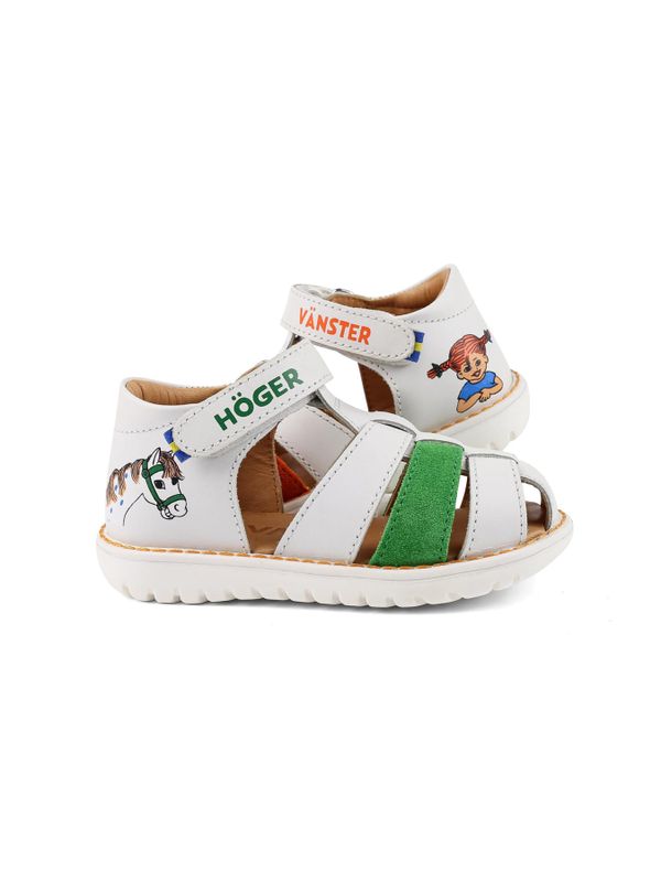 Sandaler Pippi Långstrump - Vit