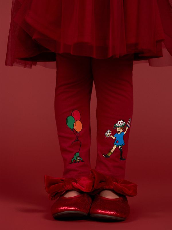 Leggings Pippi Longstocking - Red