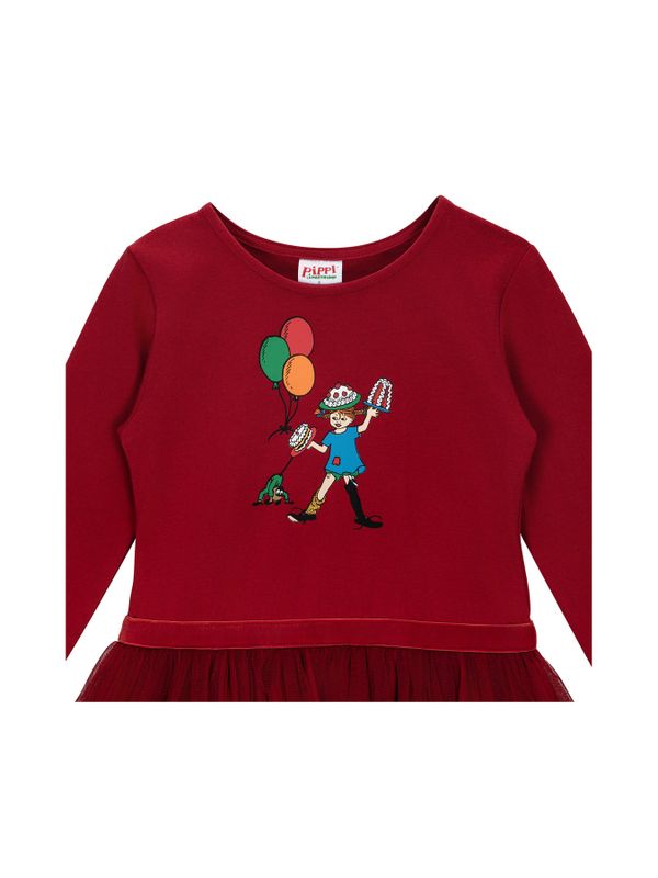 Dress Pippi Longstocking - Red