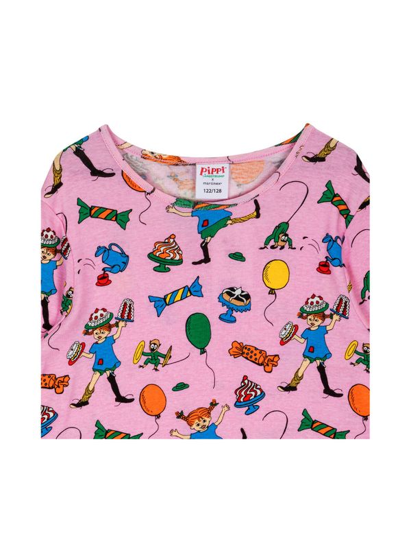 Nightgown Pippi Longstocking-Pink