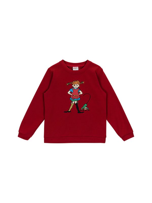 Sweatshirt Pippi Longstocking - Red