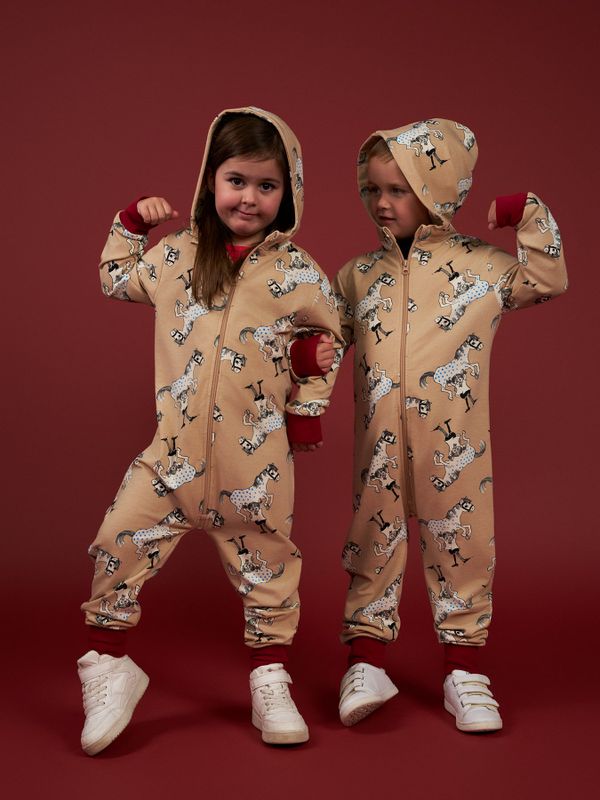 Overall Pippi Longstocking - Beige