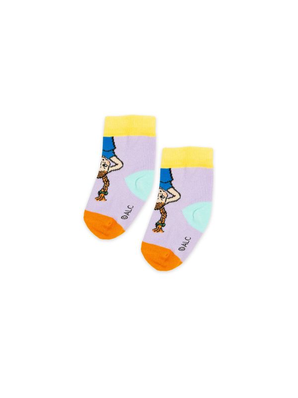 Socks Pippi Longstocking - Baby - Purple