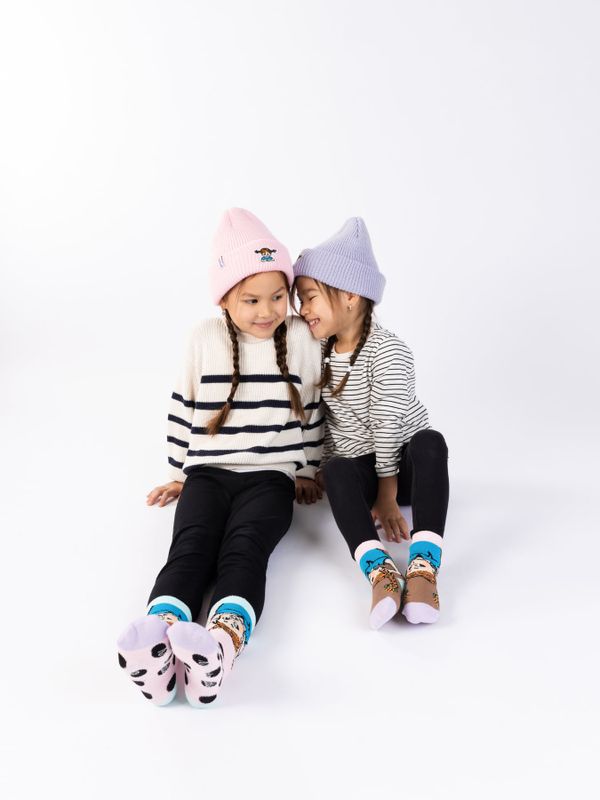 Barnstrumpor Pippi Långstrump - Rosa