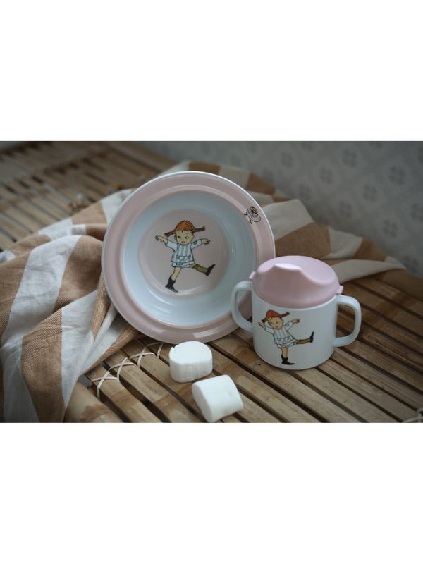 Trinklernbecher Pippi Langstrumpf – Rosa