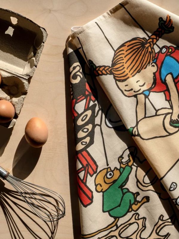 Küchenhandtuch Pippi Langstrumpf Backen – 50 x 70 cm
