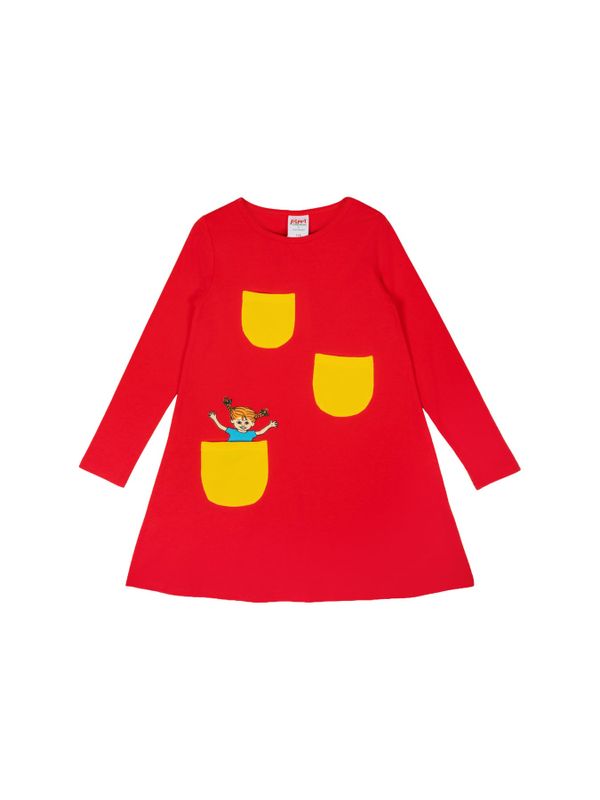 Klänning Pippi Långstrump - Röd