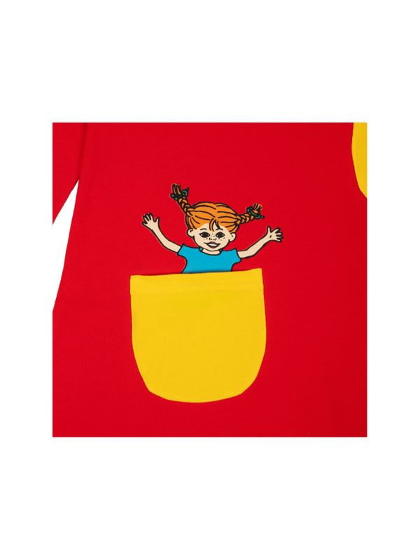 Klänning Pippi Långstrump - Röd