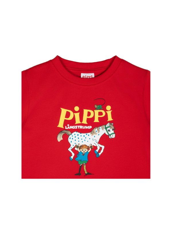 T-shirt Pippi Långstrump - Röd