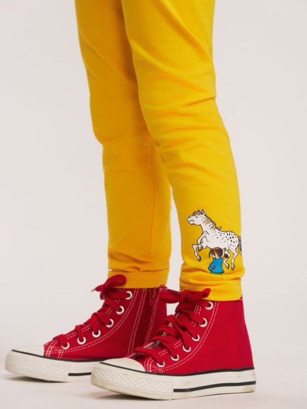 Leggings Pippi Långstrump - Gul