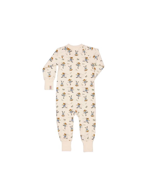 Baby-Schlafanzug Pippi Langstrumpf  – Beige