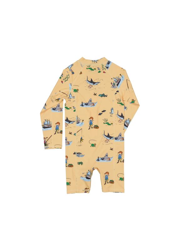 UV-dräkt Pippi Långstrump - Gul