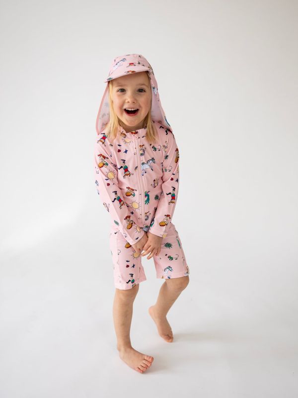 UV-Anzug Pippi Langstrumpf – Rosa