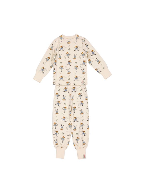 Schlafanzug Pippi Langstrumpf – Beige