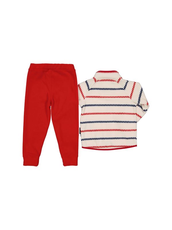 Fleece-Set Pippi Langstrumpf – Weiß/Rot
