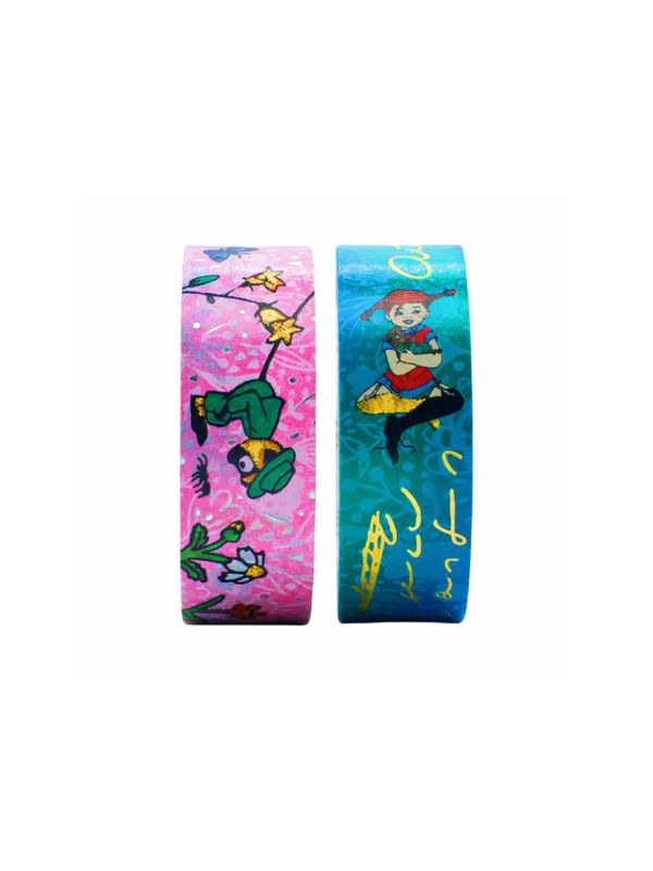 Washi tape Pippi Longstocking - Pink / Blue