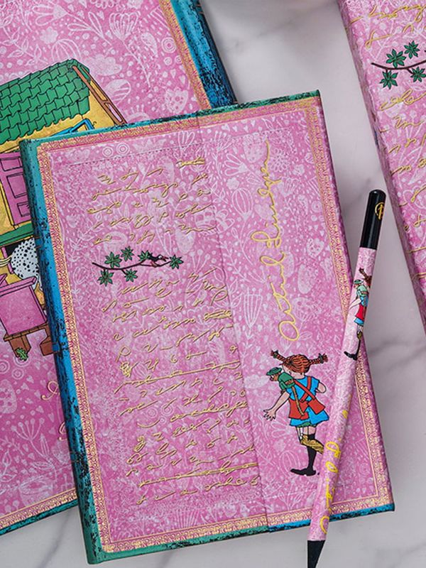 Notebook Pippi Longstocking 23x18 cm - Pink