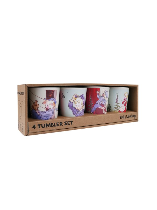 Becher-Set Michel aus Lönneberga RPET – 4er-Pack