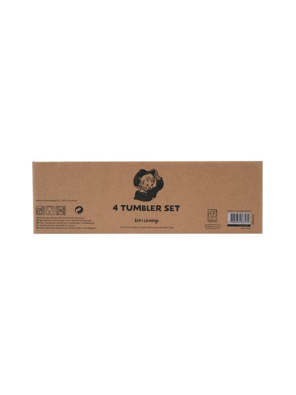 Becher-Set Michel aus Lönneberga RPET – 4er-Pack