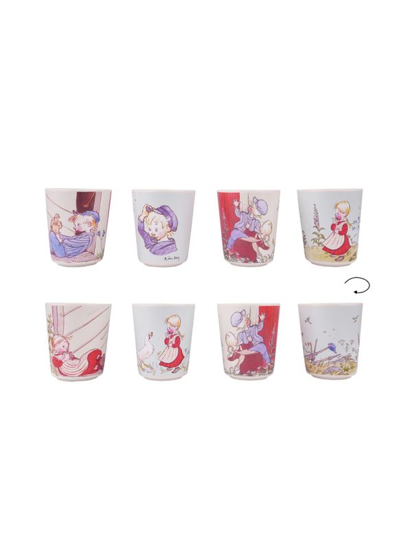 Becher-Set Michel aus Lönneberga RPET – 4er-Pack