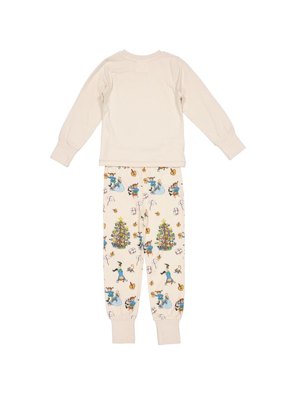 Weihnachts-Pyjama Pippi Langstrumpf - Beige