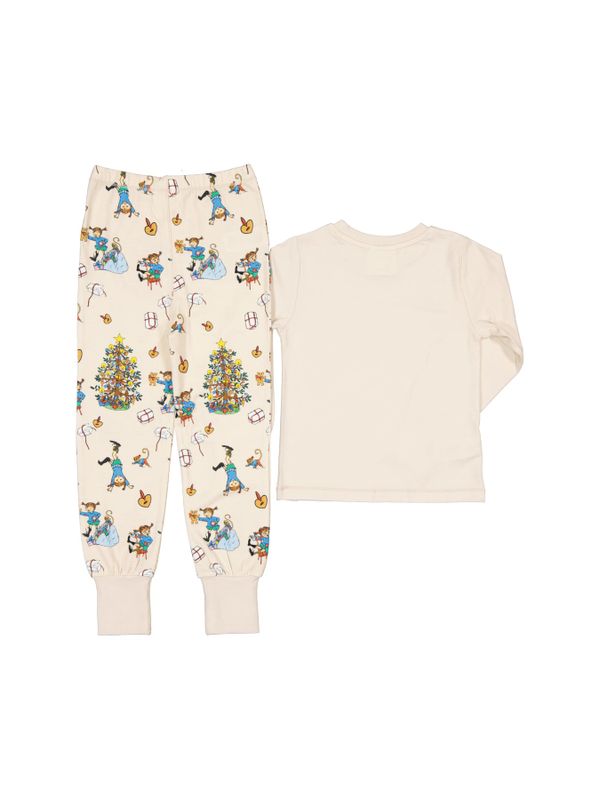 Weihnachts-Pyjama Pippi Langstrumpf - Beige