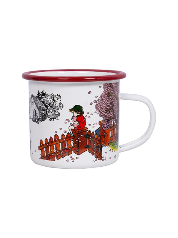 Emaljmugg Lotta på Bråkmakargatan - 3,5 dl