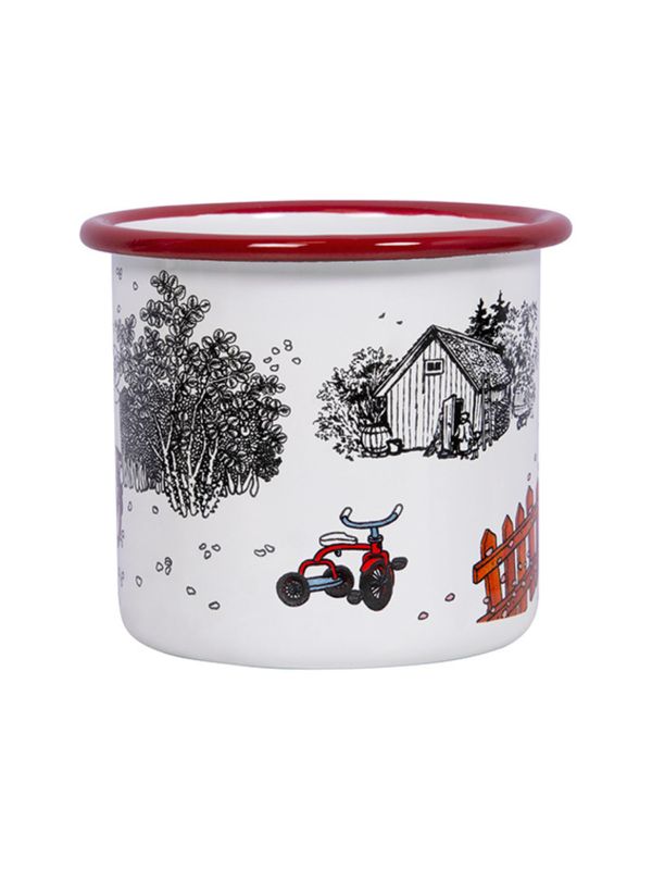 Emaljmugg Lotta på Bråkmakargatan - 3,5 dl