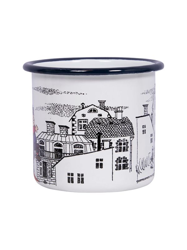 Enamel mug Karlsson on the Roof - 3,5 dl