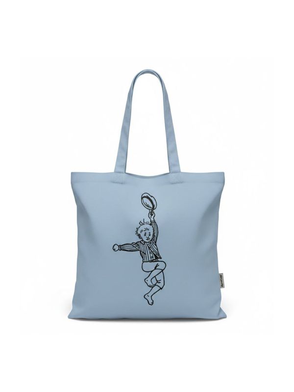 Totebag Emil in Lönnberga embroidered - Light blue