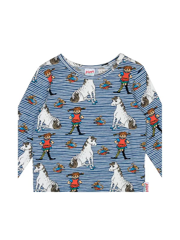 Tröja Pippi Långstrump - Blå