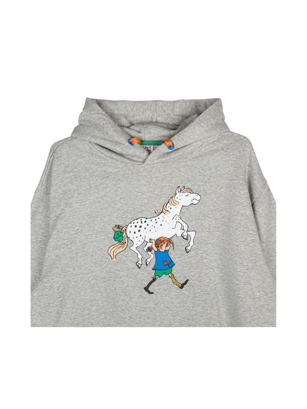 Hoodie Pippi Longstocking - Grey - Adult