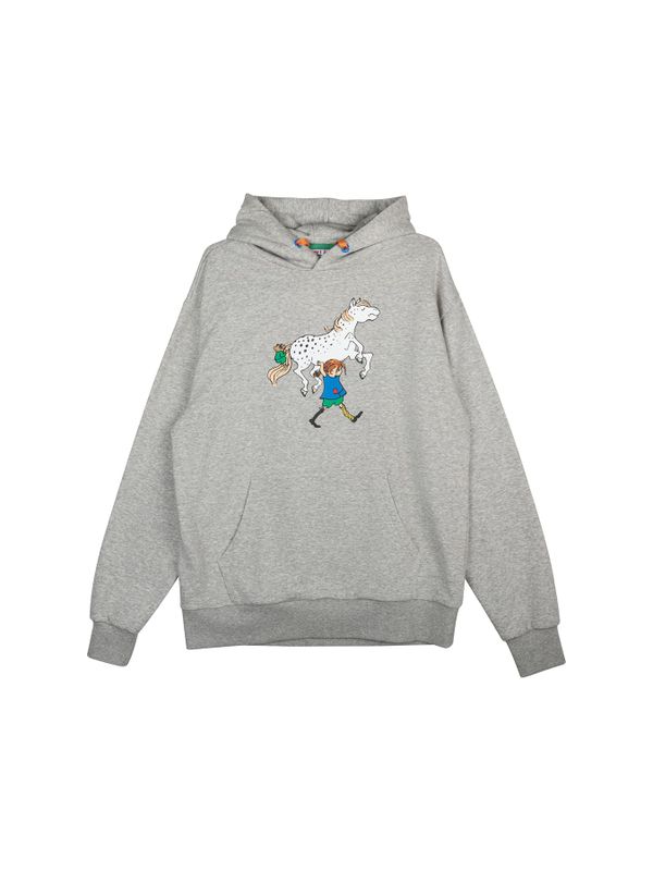 Hoodie Pippi Longstocking - Grey - Adult